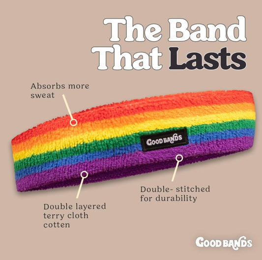 GoodBands Rainbow Pro Headband
